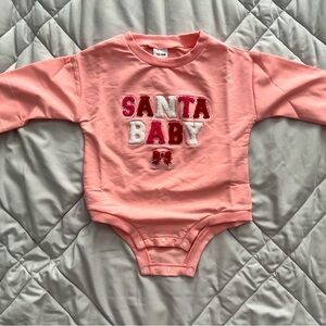 Pink Santa Baby Kids One Piece